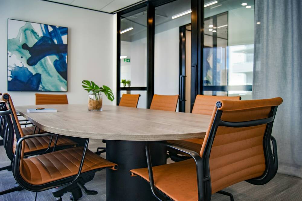 An office meeting room