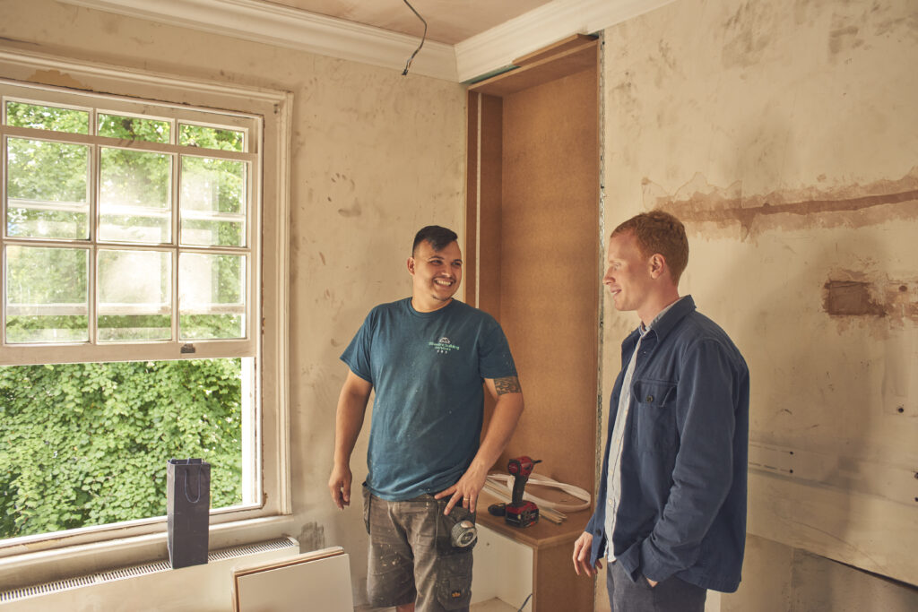 Thomas and Gregory on site