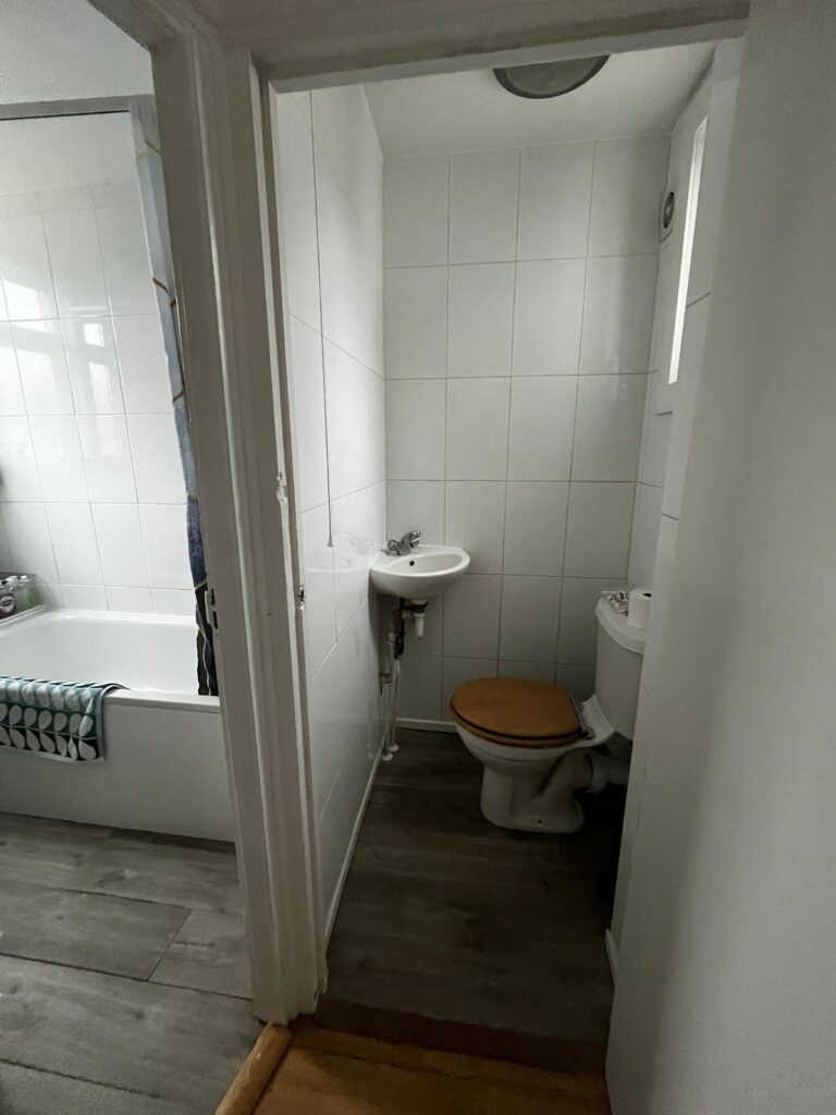 Bathroom renovation before in Tottenham, London - Completed by The Page