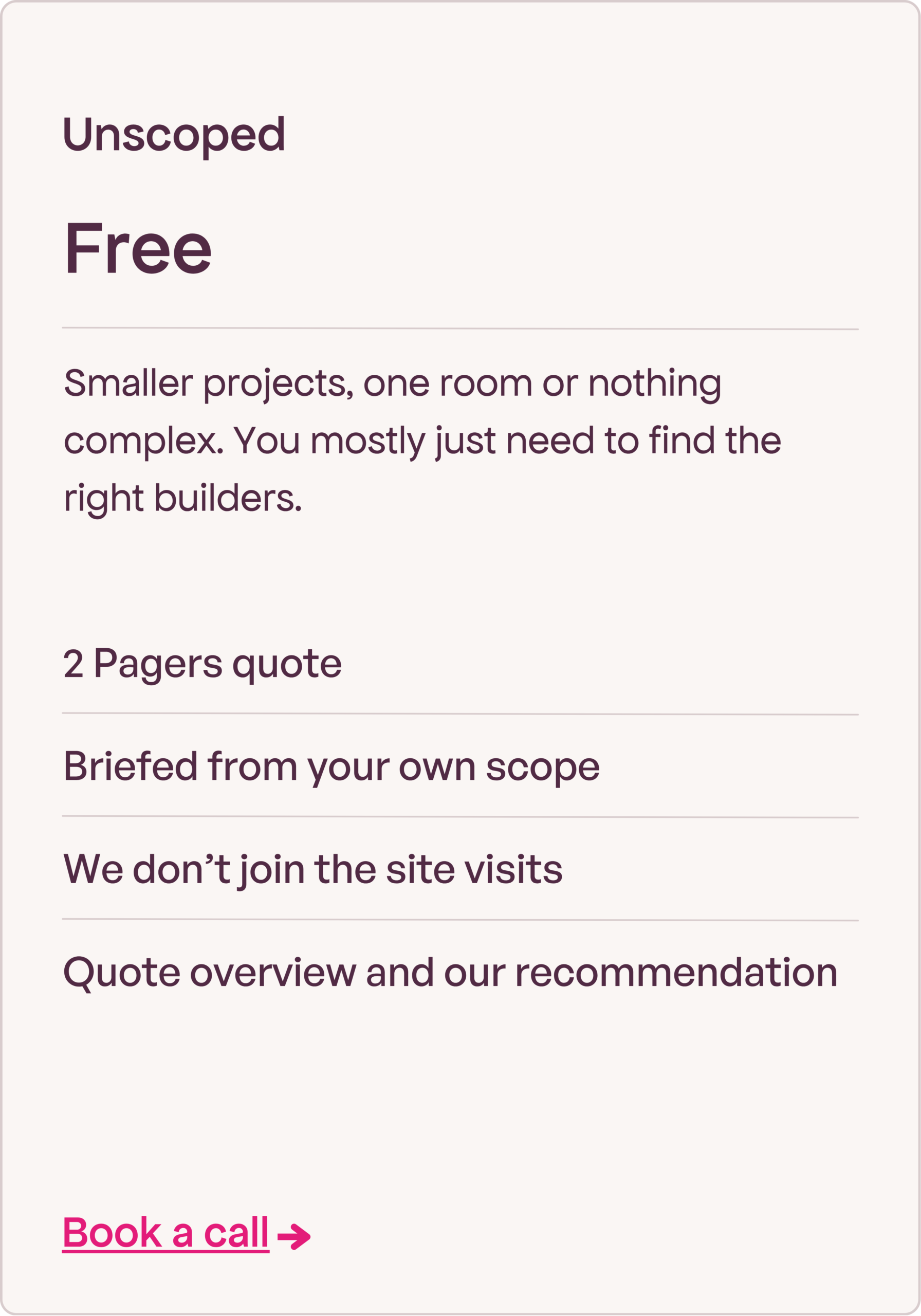 Renovation costs and planning
