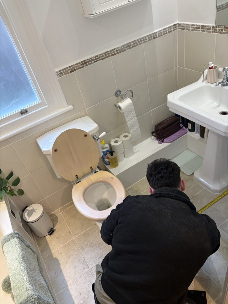 Mary's bathroom before